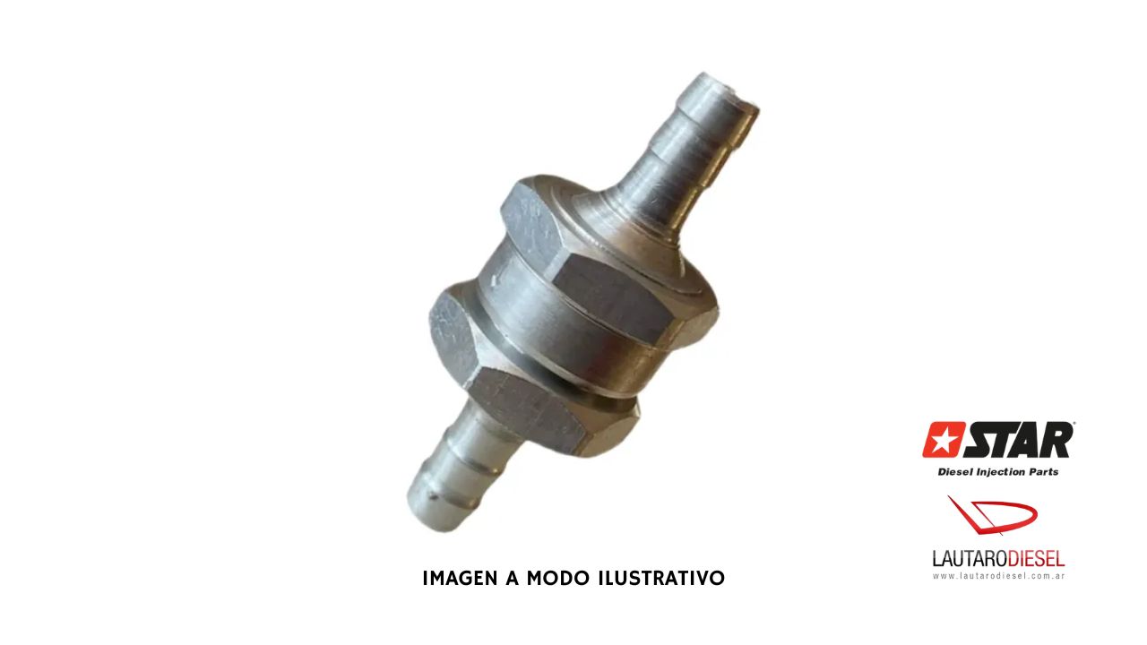Valvula Star Diesel antiretorno 6 x 6 mm | 56101