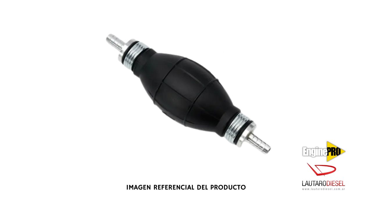 Engine Pro Bombin manual de diesel, perita, purgador tamaño externo del pico 12mm | 302105/12MM