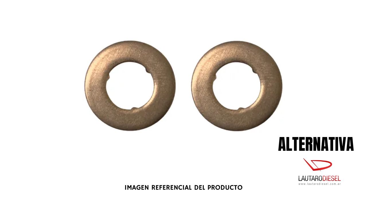 Arandela base inyector apoyo 2,00mm de alto, 7,5x15,50x2 | 33027