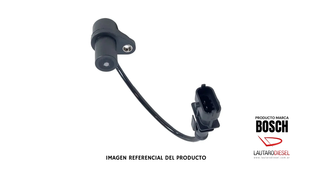 Sensor RPM Cigueñal Bosch VW Ford Iveco Cummins ISB | 4890189 2R0906433