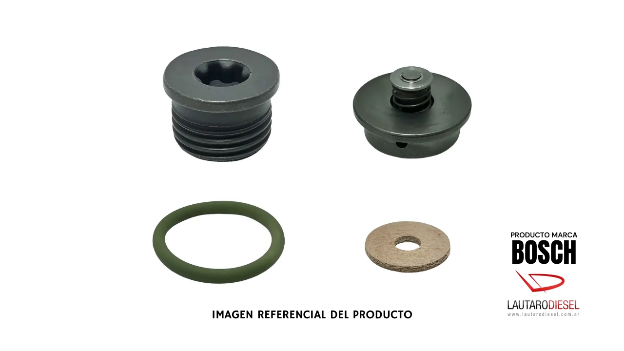 Kit valvula aspiracion Bosch bomba CP3 Case Volvo Renault | F00N201244 0445020175