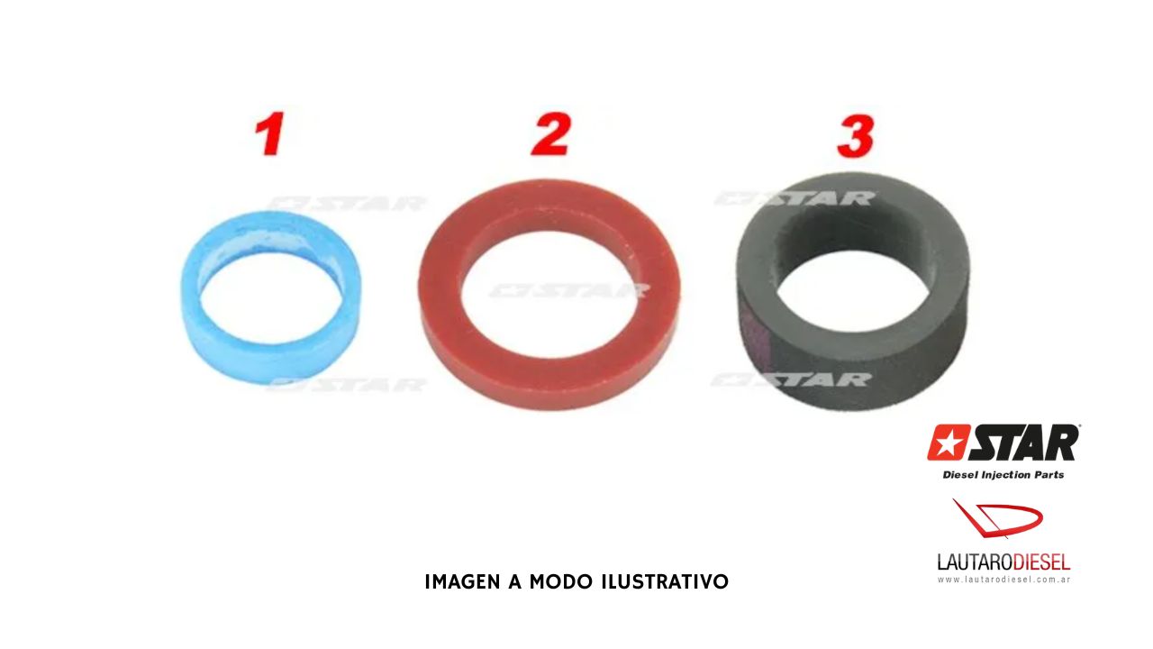 Kit reparo Star Diesel Juego de juntas completo para inyectores tipo lapiz | 60.292